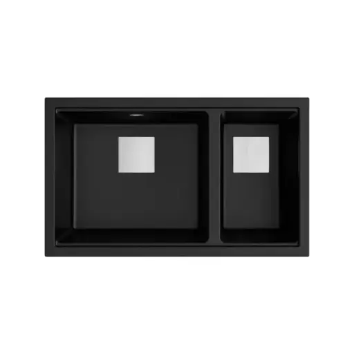 [KIT-AER-00002] AER - KS 2 -07BL TOP MOUNTED GRANITE KITCHEN SINK