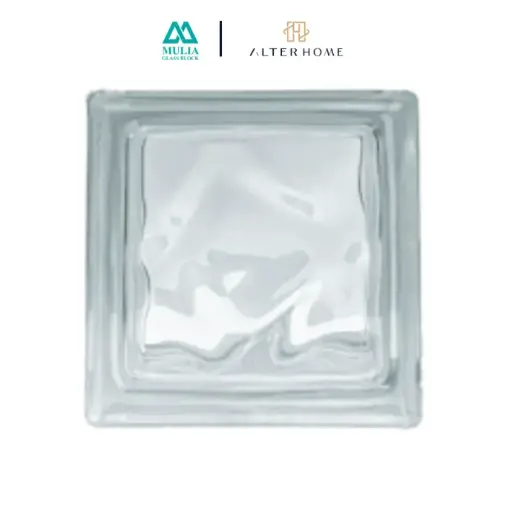 [GLA-MUL-00028] MULIA - GLASS BLOCK VERTIKAL 95202 WAVE