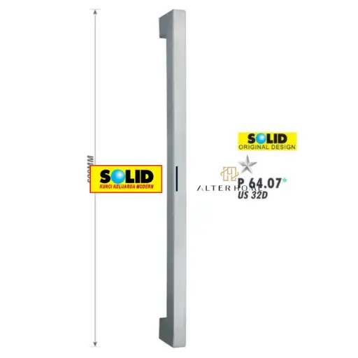 [DOO-SOL-00001] SOLID - P 64.07 (600MM) PULL HANDLE US 32D