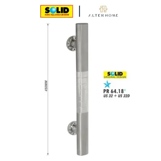 [DOO-SOL-00016] SOLID - PR 64.18 (450MM) PULL HANDLE US 32+US 32D