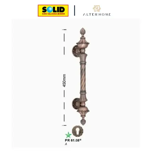 [DOO-SOL-00019] SOLID - PRE 61.08 (450MM) PULL HANDLE A