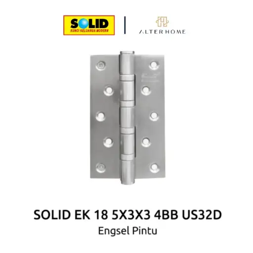 [DOO-SOL-00042] SOLID - EK 18 (5"X3"X3 ) 4BB ENGSEL SS US 32D