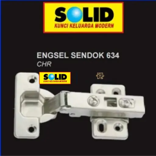 [DOO-SOL-00049] SOLID - 634 ENGSEL SENDOK CHR