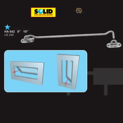 [DOO-SOL-00093] SOLID - HA 642 HAK ANGIN 8'' US 32D