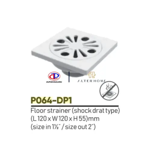 [FIT-DUP-00056] DUPON P064-DP1 FLOORDRAIN 1 1/2".2" 