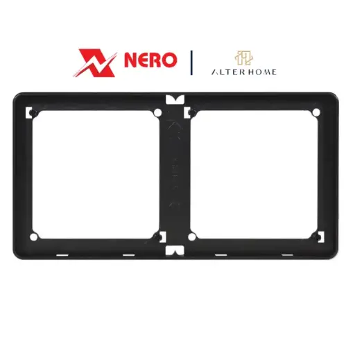 [ELEL-NER-00034] NERO - CASA X2 - MB X2286-MB 2 Gang Frame