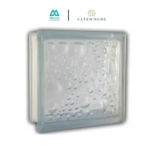 [GLA-MUL-00032] MULIA - GLASS BLOCK 80004 BUBLE