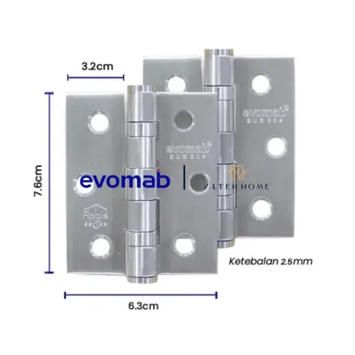 [SMA-EVO-00111] EVOMAB - MHSS-3X2,5X2,5-2BB-SN ENGSEL SUS 304