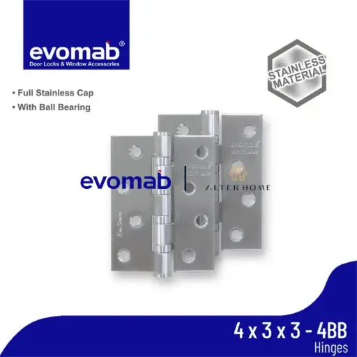 [SMA-EVO-00109] EVOMAB - MHJY-4X3X3-4BB-SN ENGSEL STAINLESS
