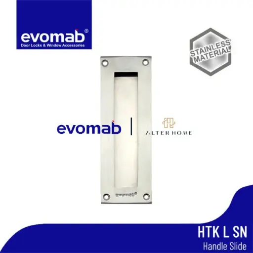 [SMA-EVO-00072] EVOMAB - MACC-HTK-L-SN HANDLE PINTU GESER STAINLESS VALUE PACK