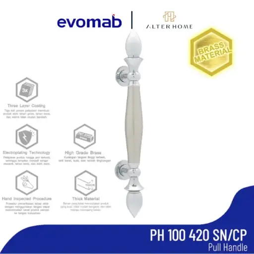 [SMA-EVO-00131] EVOMAB - MPHD-420-SN/CP PULL HANDLE KUNINGAN