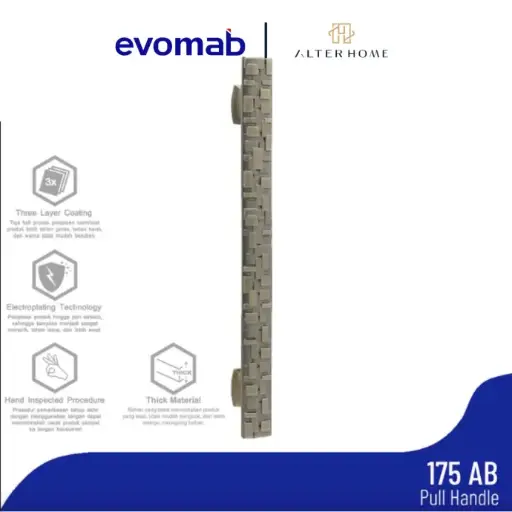 [SMA-EVO-00129] EVOMAB - MPHD-175-AB PULL HANDLE ZINC ALLOY
