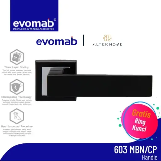 [SMA-EVO-00105] EVOMAB - MHDL-603-MBN/CP HANDLE ROCHETTE