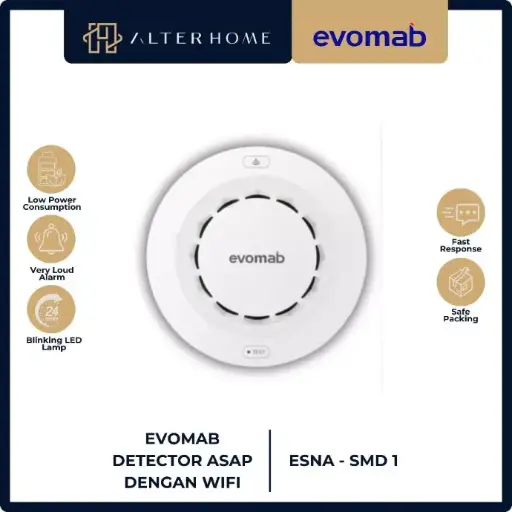 [SMA-EVO-00043] EVOMAB - ESNA-SMD1 DETEKTOR ASAP DENGAN WIFI