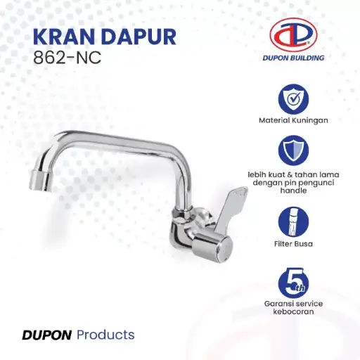 [FIT-DUP-00035] DUPON - 862-NC WALL KITCHEN FAUCET W/FILTER