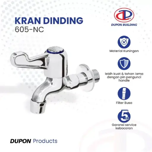 [FIT-DUP-00043] DUPON - 605-NC WALL FAUCET W/FILTER