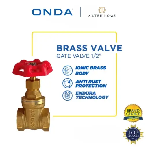 [FIT-OND-00034] ONDA - GATE VALVE 1/2“